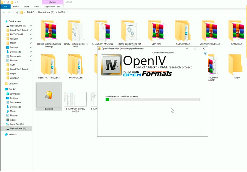 Install OpenIV software on Windows Computer - Free Download