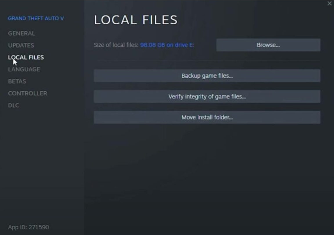 Select GTA V Root directory for Stream Client