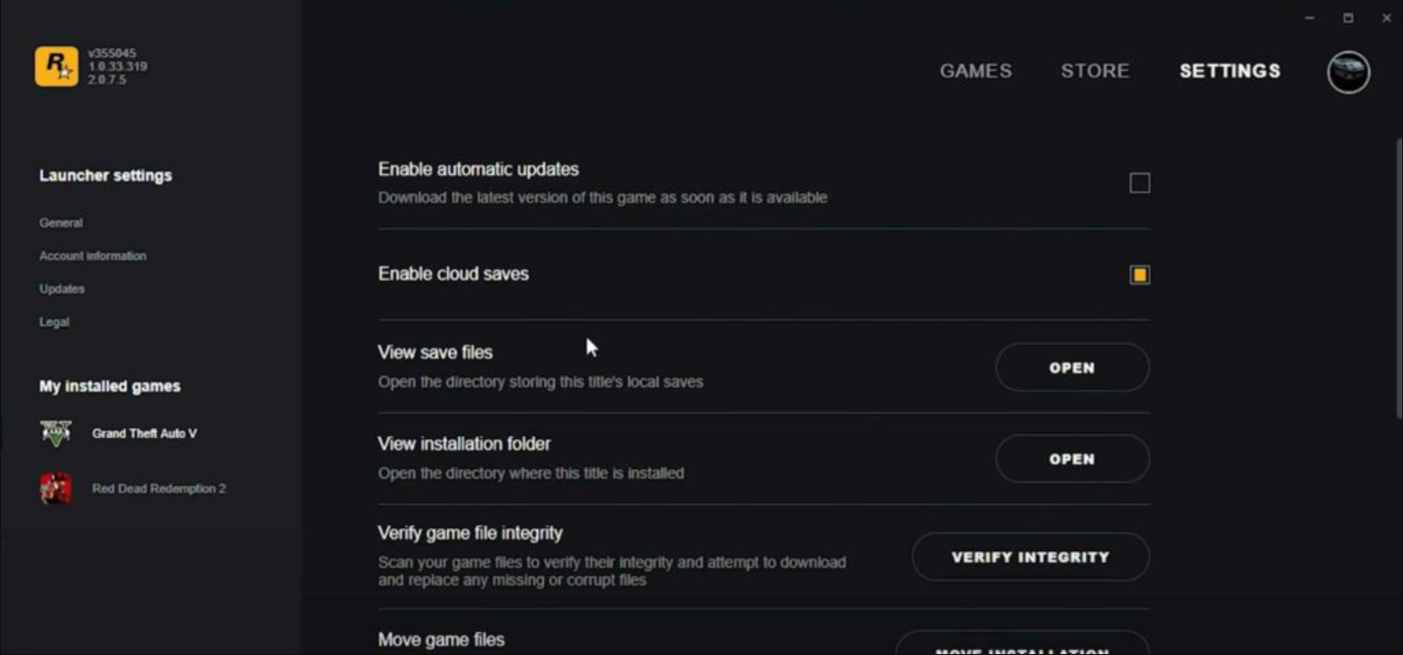 GTA V Root Folder for Rockstar games - OpenIV 